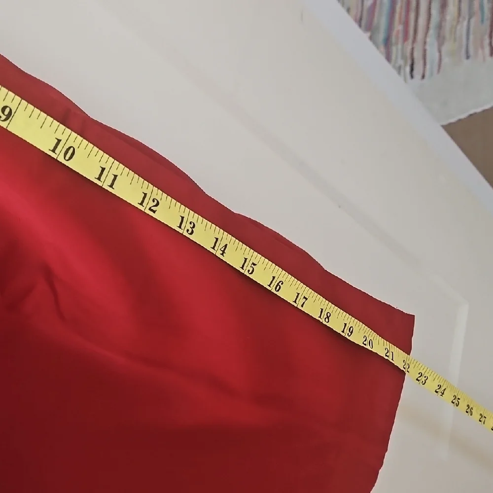 Abercrombie & Fitch Red Spaghetti-Strap Maxi Dress